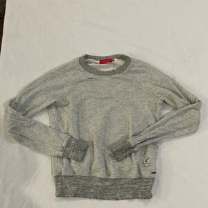 n:Philanthropy Belize Distressed crewneck Sweatshirt long sleeve shirt XS EUC‎